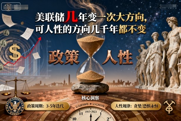 付费文章：美联储几年变一次大方向，可人性的方向几千年都不变——生财有道创业项目网-生财有道