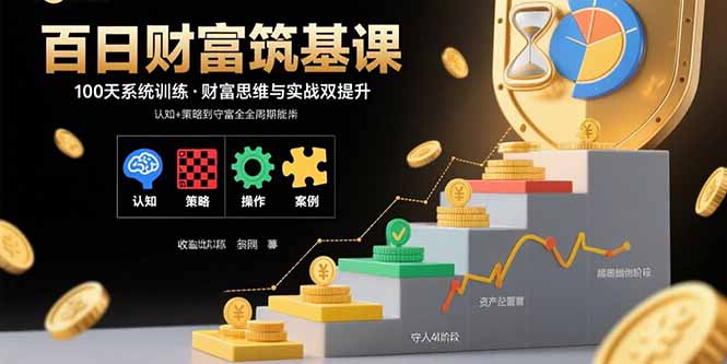 （15874期）百日财富筑基课：认知+策略+实操+案例拆解  实现从创富到守富全周期能力_生财有道创业项目网-生财有道