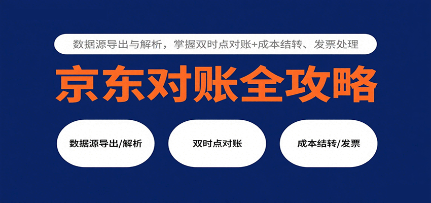 京东对账全攻略：数据源导出与解析，掌握双时点对账+成本结转、发票处理_生财有道创业网-生财有道