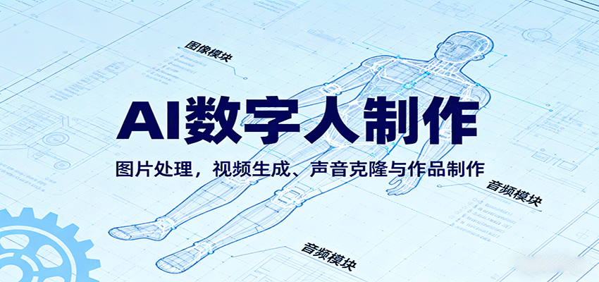 AI永生数字人制作教程：图片处理，视频生成、声音克隆与作品制作_生财有道创业网-生财有道
