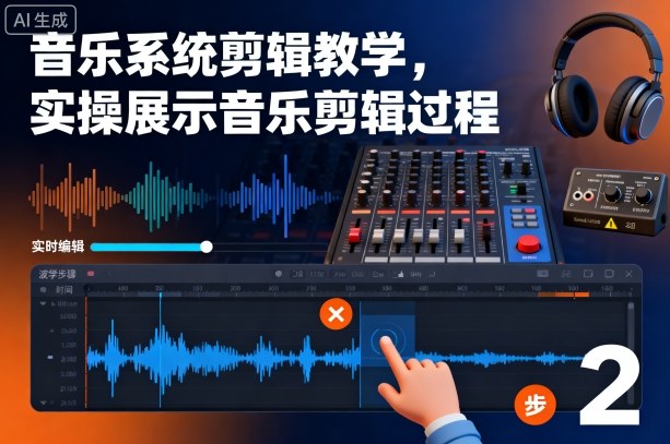 音乐系统剪辑教学，实操展示音乐剪辑过程——生财有道创业项目网-生财有道