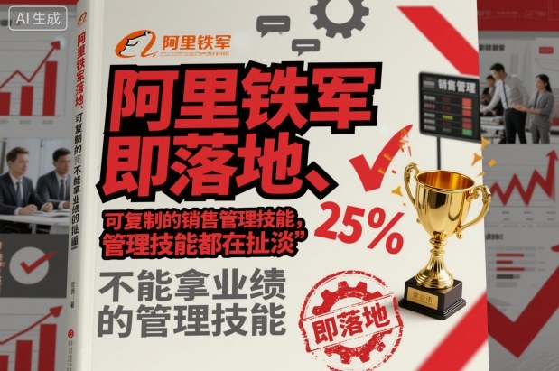 阿里铁军即落地、可复制的销售管理技能，不能拿业绩的管理技能都在扯淡——生财有道创业项目网-生财有道