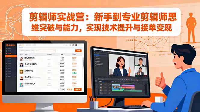 (16347期)剪辑师实战营:新手到专业剪辑师思维突破与能力,实现技术提升与接单变现_生财有道创业项目网-生财有道