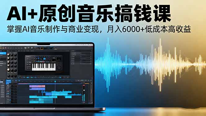 （16325期）AI+原创音乐搞钱课：掌握AI音乐制作与商业变现，月入6000+低成本高收益_生财有道创业项目网-生财有道