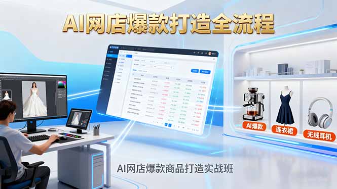 （16326期）AI网店爆款商品打造实战班：AI技术实现商品图智能处理，快速搭建AI网店_生财有道创业项目网-生财有道