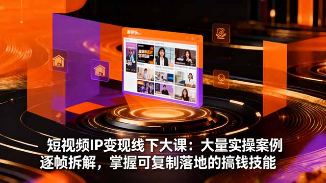 (16410期)短视频IP变现线下大课:大量实操案例逐帧拆解,掌握可复制落地的搞钱技能_生财有道创业项目网-生财有道