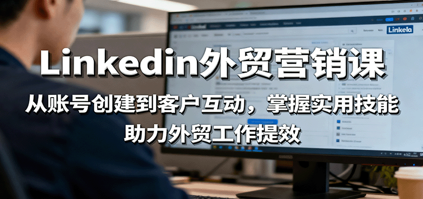 LinkedIn外贸营销课:从账号创建到客户互动,掌握实用技能,助力外贸工作提效_生财有道创业网-生财有道