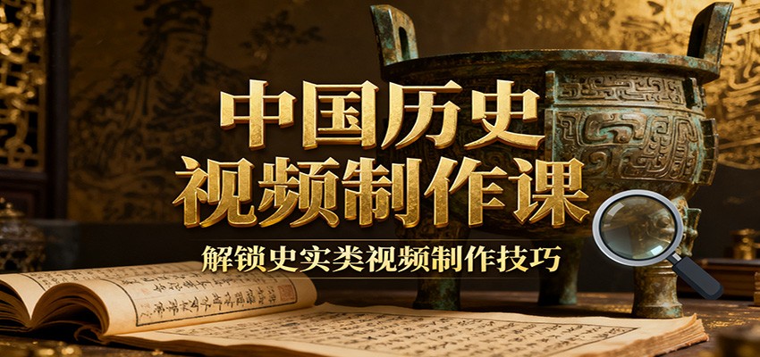 中国历史视频制作课：疆域地图集+参考文案+练习素材，解锁史实类视频制作技巧_生财有道创业网-生财有道