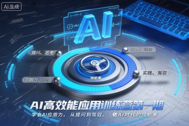 AI高效能应用训练营第一期,学会AI应用力,从提问到驾驭,做AI时代的领航者——生财有道创业项目网-生财有道