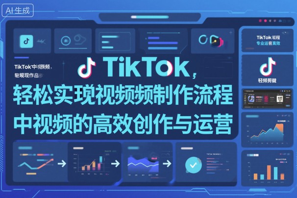 TikTok中视频制做流程,轻松实现Tk中视频的高效创作与运营——生财有道创业项目网-生财有道