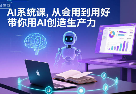 AI系统课，从会用到用好，带你用AI创造生产力——生财有道创业项目网-生财有道