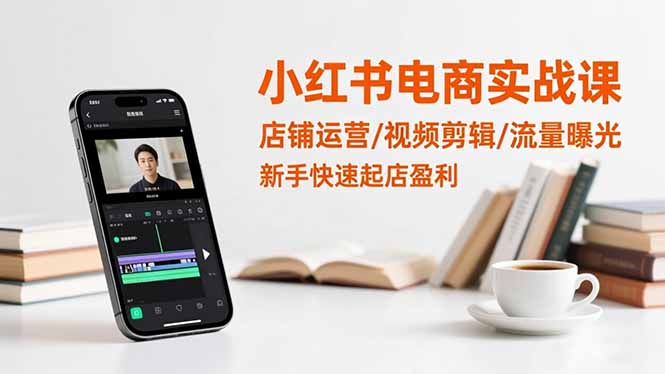 （16536期）小红书电商实战课：店铺运营/视频剪辑/流量曝光，新手快速起店盈利_生财有道创业项目网-生财有道