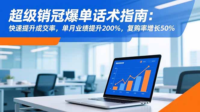 （16511期）超级销冠爆单话术指南：快速提升成交率，单月业绩提升200%，复购率增长50%_生财有道创业项目网-生财有道