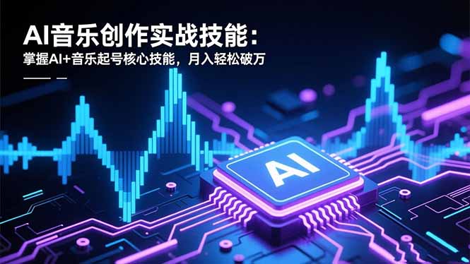 （16600期）AI音乐创作实战技能：掌握AI+音乐起号核心技能，月入轻松破万_生财有道创业项目网-生财有道