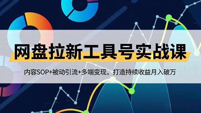 （16687期）网盘拉新工具号实战课，内容SOP+被动引流+多端变现，打造持续收益月入破万_生财有道创业项目网-生财有道