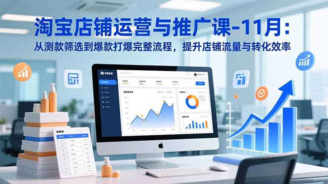 (16714期)淘宝店铺运营与推广课-11月:从测款筛选到爆款打爆完整流程,提升店铺流量与转化效率_生财有道创业项目网-生财有道