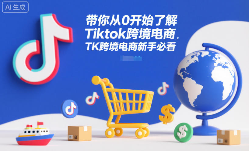 带你从0开始了解Tiktok跨境电商,TK跨境电商新手必看——生财有道创业项目网-生财有道