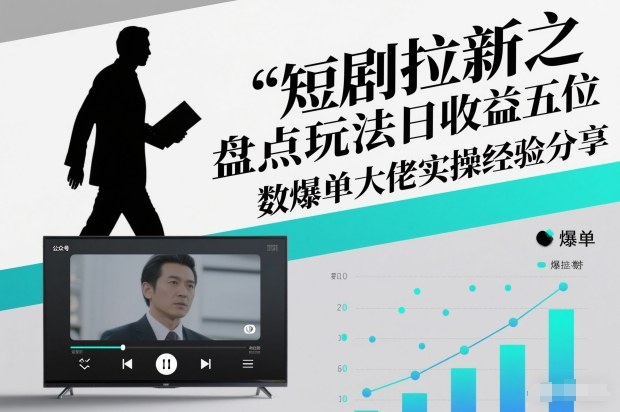 短剧拉新之盘点玩法日收益五位数爆单大佬实操经验分享——生财有道创业项目网-生财有道