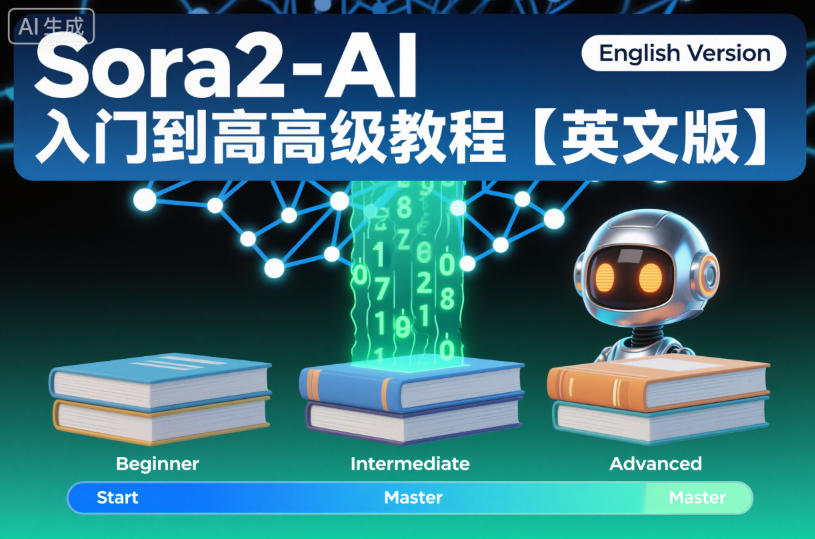 Sora2-AI入门到高级教程【英文版】——生财有道创业项目网-生财有道