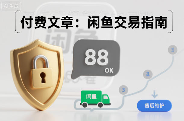 付费文章:闲鱼交易指南,怎么才能降低被坑被马扁的概率——生财有道创业项目网-生财有道