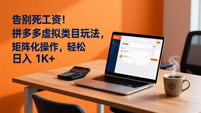 （16943期）告别死工资！拼多多虚拟类目玩法，矩阵化操作，轻松日入 1K+_生财有道创业项目网-生财有道