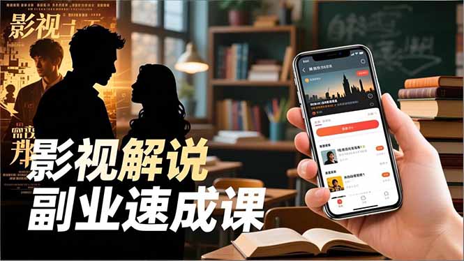 (16740期)Tk影视解说副业速成课,软件安装、全流程实操、爆款预设,新手两周变现_生财有道创业项目网-生财有道