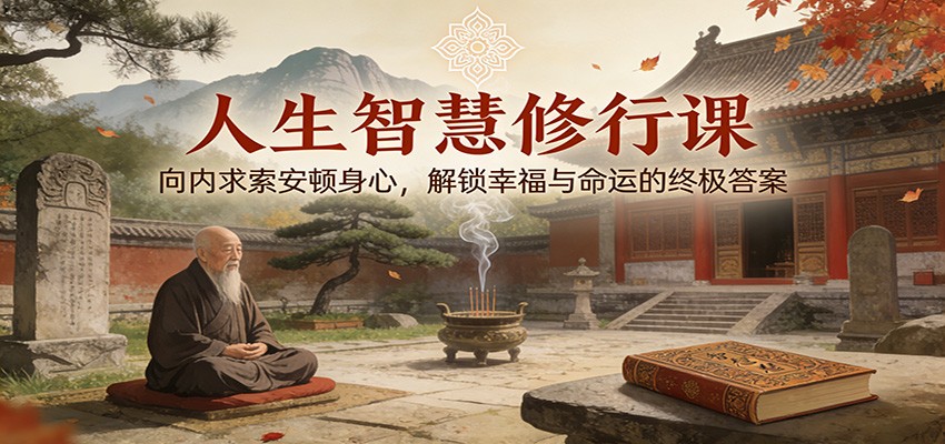 人生智慧修行课：向内求索安顿身心，解锁幸福与命运的终极答案_生财有道创业网-生财有道