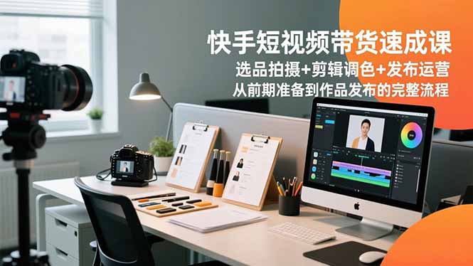 (16752期)快手短视频带货速成课,选品拍摄+剪辑调色+发布运营,从前期准备到作品发布的完整流程_生财有道创业项目网-生财有道