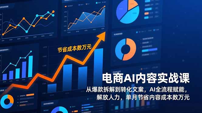 （17061期）电商AI内容实战课，从爆款拆解到转化文案，AI全流程赋能，解放人力，单月节省内容成本数万元_生财有道创业项目网-生财有道