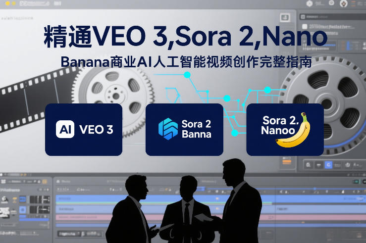 精通VEO 3，Sora 2，Nano Banana商业AI人工智能视频创作完整指南——生财有道创业项目网-生财有道
