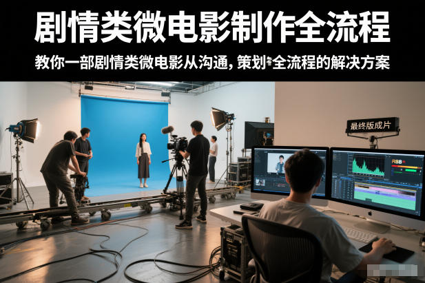 剧情类微电影制作全流程，教你一部剧情类微电影从沟通，策划到拍摄制作全流程的解决方案——生财有道创业项目网-生财有道