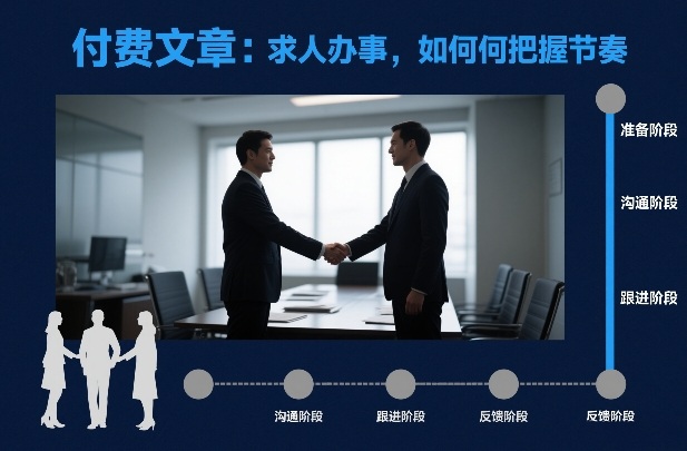 付费文章：求人办事，如何把握节奏——生财有道创业项目网-生财有道