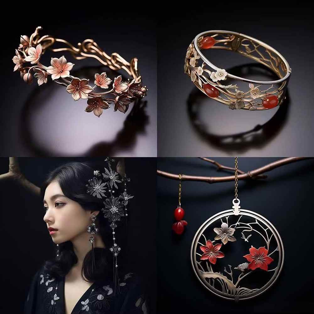 图片[6]-463个Midjourney珠宝摄影提示词：覆盖全品类珠宝，AI设计秒出专业效果_生财有道创业网-生财有道