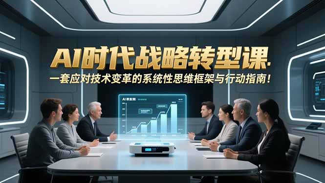 （16990期）AI时代战略转型课：一套应对技术变革的系统性思维框架与行动指南！_生财有道创业项目网-生财有道