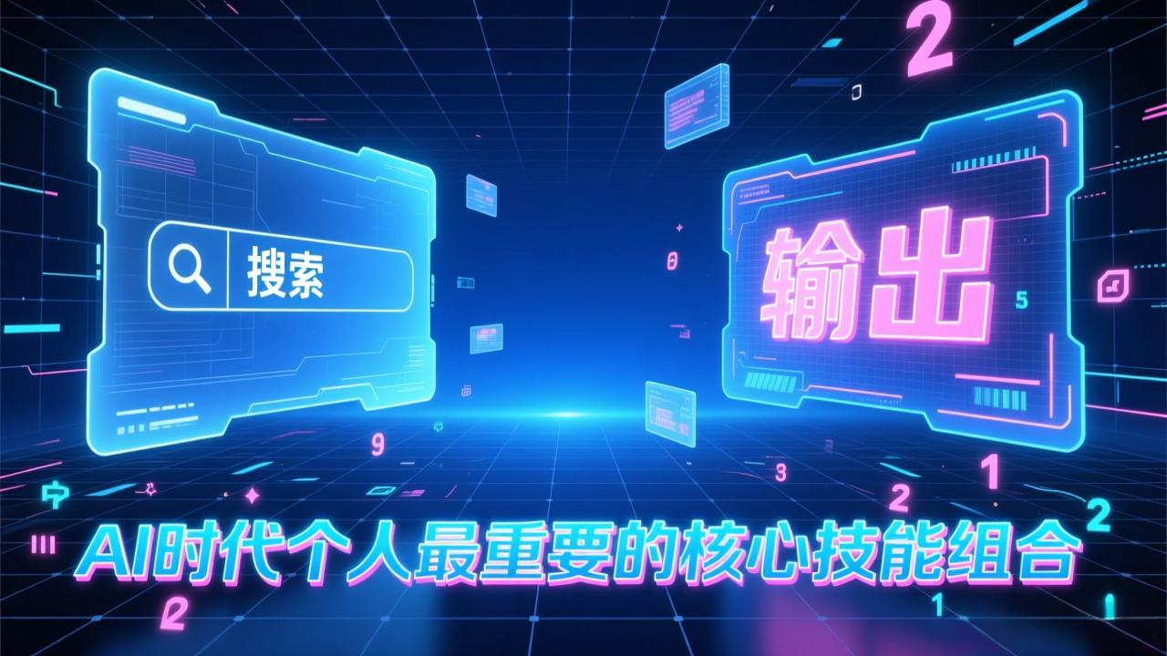 （17074期）付费文章：AI时代个人最重要的核心技能组合：“输出能力”和“搜索能力”_生财有道创业项目网-生财有道