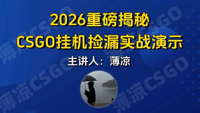 (17258期)CSGO游戏挂机游戏搬砖最新升级,普通小白一部手机可日入300+当天见结果,支持验证_生财有道创业项目网-生财有道