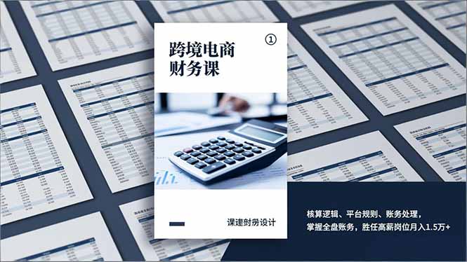 （17036期）跨境电商财务课，核算逻辑、平台规则、账务处理，掌握全盘账务，胜任高薪岗位月入1.5万+_生财有道创业项目网-生财有道