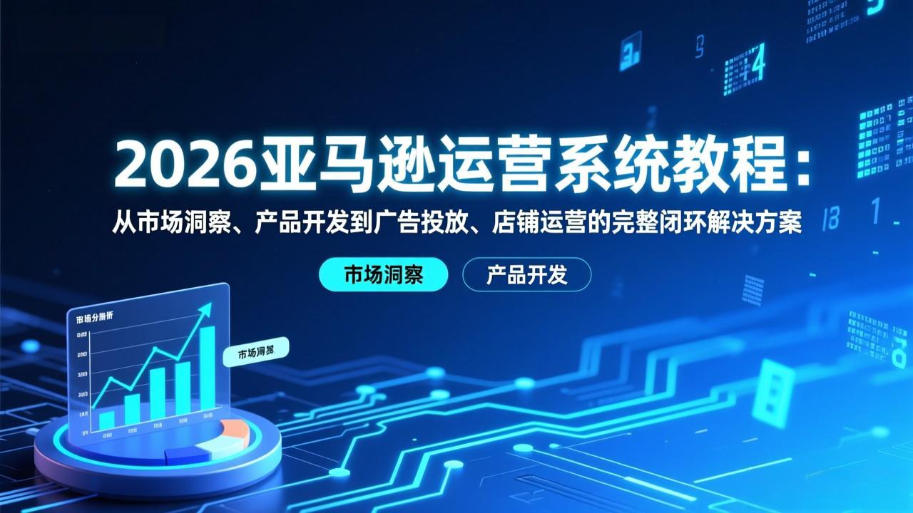 （17208期）2026亚马逊运营系统教程：从市场洞察、产品开发到广告投放、店铺运营的完整闭环解决方案_生财有道创业项目网-生财有道