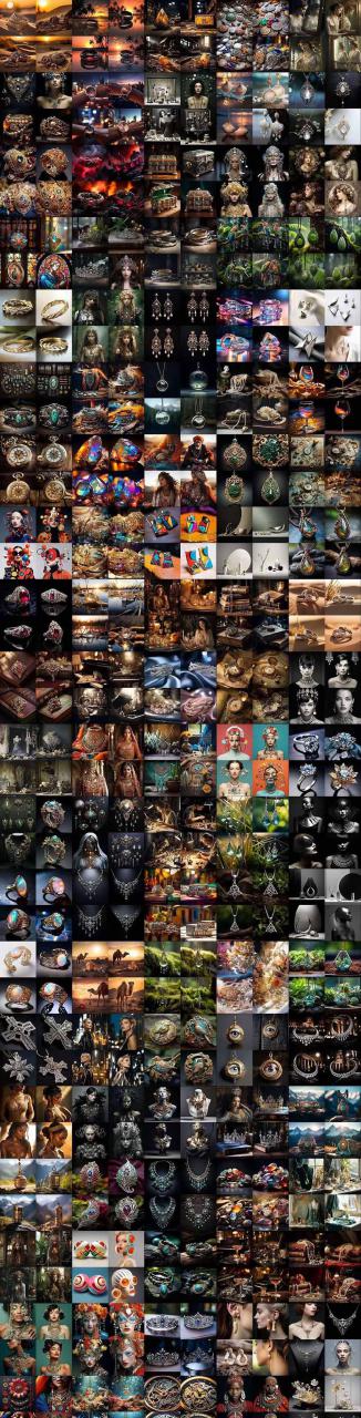 图片[9]-（17272期）460+专业Midjourney珠宝摄影AI提示词+成效果图，戒指/项链/耳环/手链/宝石/及奢侈配饰等全品类_生财有道创业项目网-生财有道