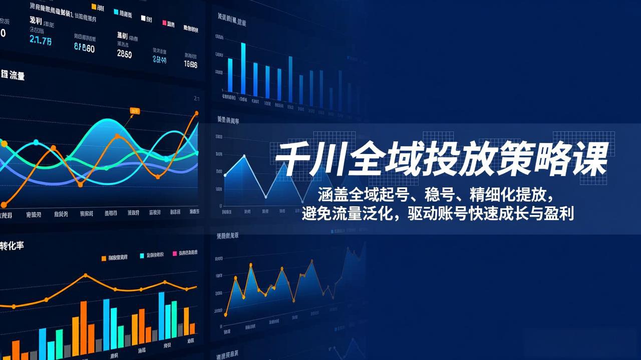 （17285期）千川全域投放策略课：涵盖全域起号、稳号、精细化投放，避免流量泛化，驱动账号快速成长与盈利_生财有道创业项目网-生财有道