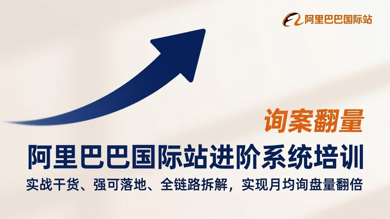 （17335期）阿里巴巴国际站进阶系统培训，实战干货、强可落地、全链路拆解，实现月均询盘量翻倍_生财有道创业项目网-生财有道