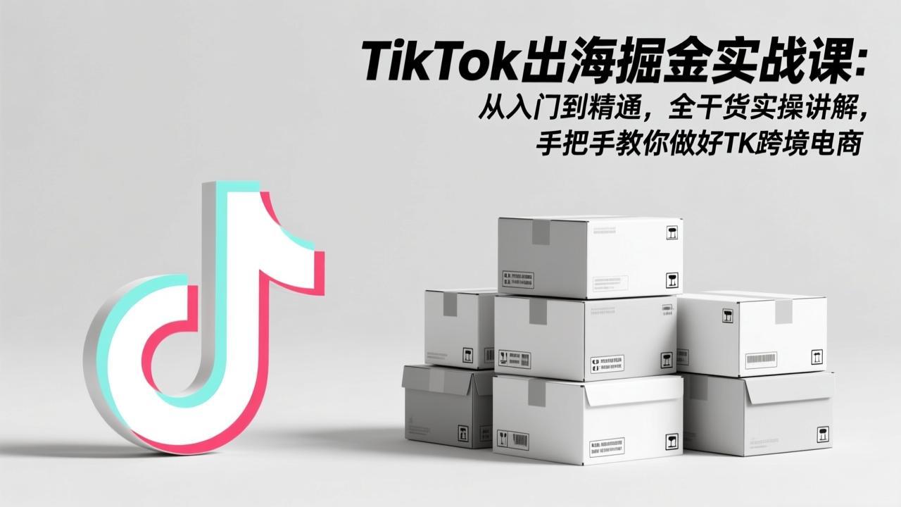 （17368期）TikTok出海掘金实战课：从入门到精通，全干货实操讲解，手把手教你做好TK跨境电商_生财有道创业项目网-生财有道