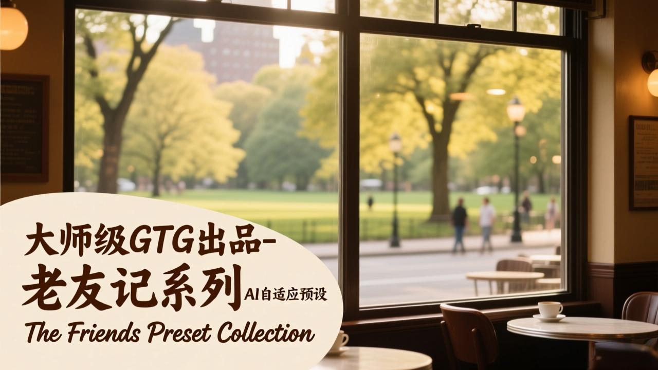 图片[1]-（17403期）大师级GTG出品-老友记系列AI自适应预设The Friends Preset Collection_生财有道创业项目网-生财有道