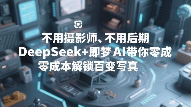不用摄影师、不用后期，DeepSeek+即梦AI带你零成本解锁百变写真！——生财有道创业项目网-生财有道