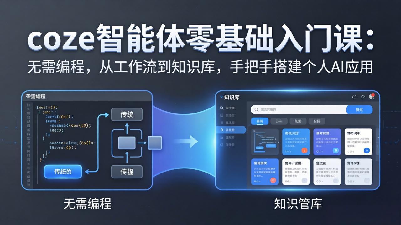 （17775期）coze智能体零基础入门课：无需编程，从工作流到知识库，手把手搭建个人AI应用_生财有道创业项目网-生财有道