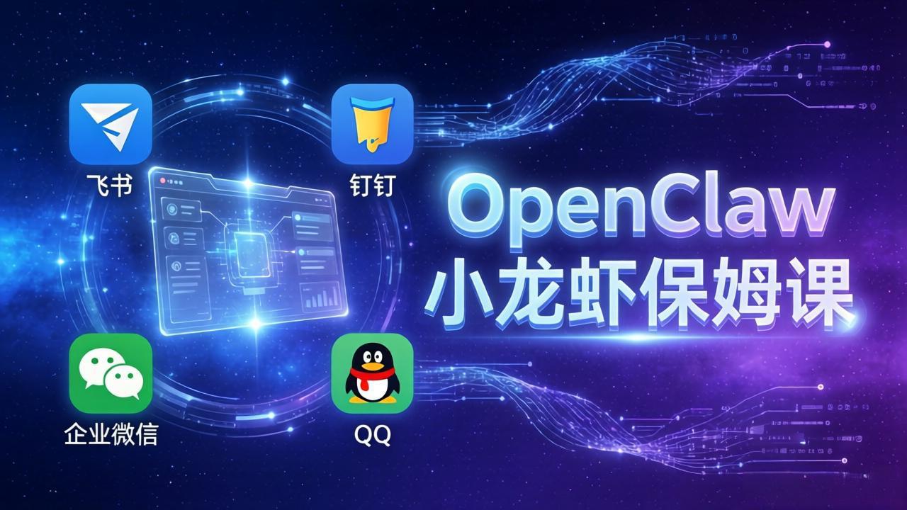 （17614期）OpenClaw小龙虾保姆课： Windows/macOS/Linux/Docker全系统安装，飞书+钉钉+企业微信+QQ 全接入_生财有道创业项目网-生财有道