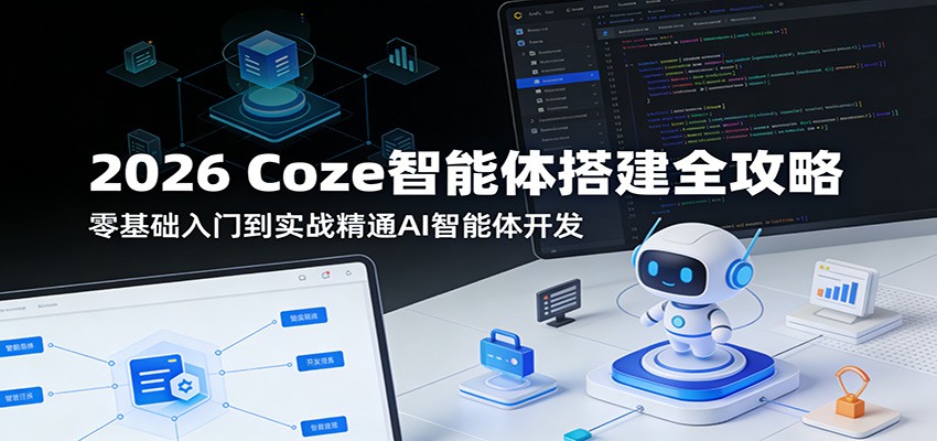 2026 Coze智能体搭建全攻略:零基础入门到实战精通AI智能体开发_生财有道创业网-生财有道