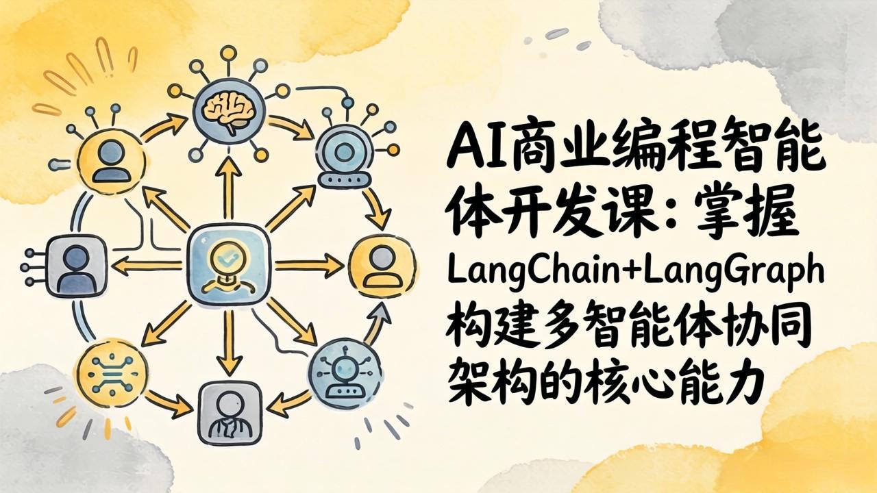 （17608期）AI商业编程智能体开发课：掌握LangChain+LangGraph构建多智能体协同架构的核心能力_生财有道创业项目网-生财有道