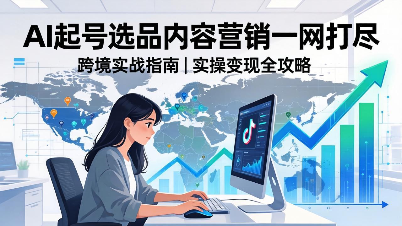 (17824期)2026 TikTok 跨境AI实操:从零基础到变现全流程,AI起号选品内容营销一网打尽_生财有道创业项目网-生财有道