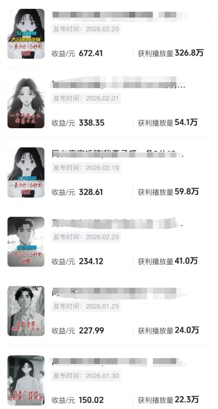 抖音某博主的AI情感故事第一人称解说视频教学,条条爆款,撸创作伙伴计划收益——生财有道创业项目网-生财有道